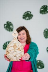 Joke Delang, arbeidspsycholoog en Human Design business coach bij Flowpreneur